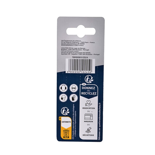 MC KENZIE - Lame pour scie sauteuse 3101 KR - Coupe polyvalente - Chrome vanadium - large