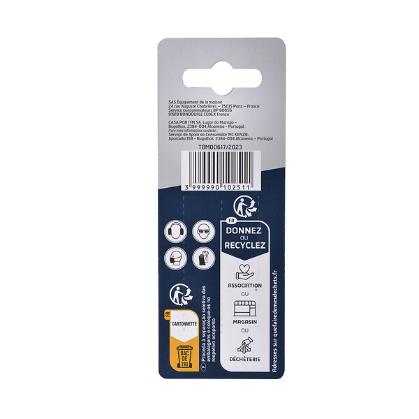 MC KENZIE - Lame pour scie sauteuse 3409 - Coupe polyvalente - Chrome vanadium - large