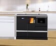 SANNOVER - Cuisinière Granulés avec four Chauffage (4,8 kW)+ Bouilleur (15,2 kW) Sannover 20kW Gris anthracite - vignette