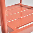 OVIALA - Fauteuil de jardin en aluminium et bois terracotta  - Leeds - vignette