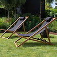 OVIALA - Lot de 2 chiliennes eucalyptus noir - Socoa - vignette