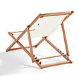 OVIALA - Lot de 2 chiliennes eucalyptus blanc - Socoa - vignette