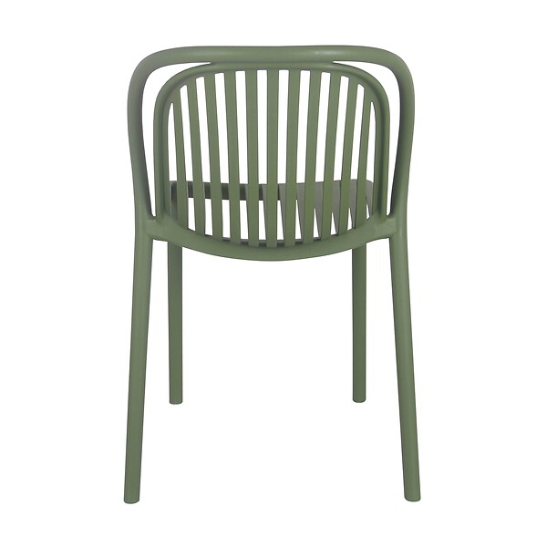 OVIALA - Chaise de terrasse vert olive - Copenhague - large