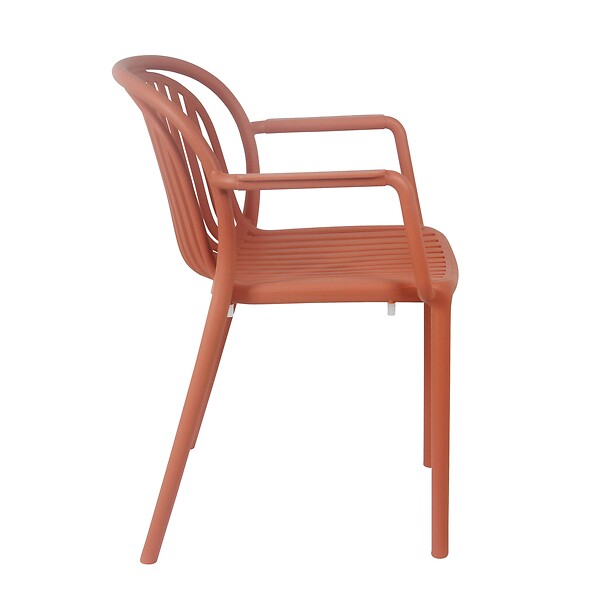 OVIALA - Fauteuil de terrasse terracotta - Copenhague - large
