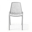 OVIALA - Chaise de jardin ajourée en plastique blanc - Paris - vignette