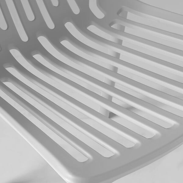 OVIALA - Chaise de jardin ajourée en plastique blanc - Paris - large