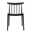 OVIALA - Chaise de terrasse en polypropylène noire - Lisboa - vignette