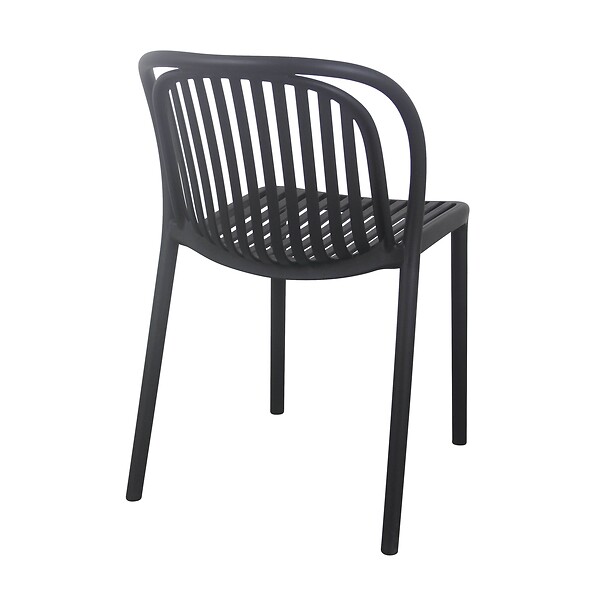 OVIALA - Chaise de terrasse noire - Copenhague - large