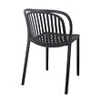 OVIALA - Chaise de terrasse noire - Copenhague - vignette