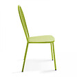 OVIALA - Chaise bistrot de jardin en métal vert - Honfleur - vignette
