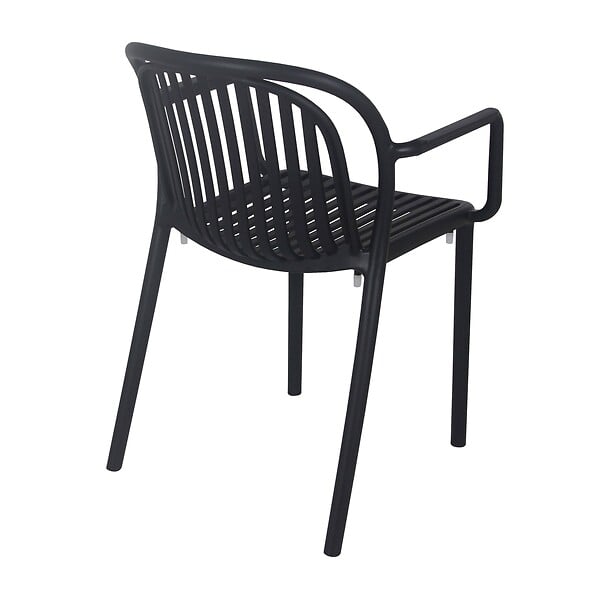 OVIALA - Fauteuil de terrasse noir - Copenhague - large