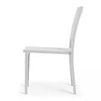 OVIALA - Lot de 2 chaises de jardin aluminium et textilène blanc - Nice - vignette