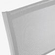 OVIALA - Lot de 2 chaises de jardin aluminium et textilène blanc - Nice - vignette