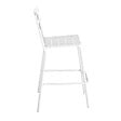 OVIALA - Chaise haute de terrasse blanche - Almada - vignette