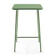 OVIALA - Ensemble table de bar et 2 chaises hautes en métal vert cactus - Palavas - vignette