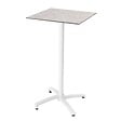 OVIALA - Pied pour table avec système inclinable 108cm en aluminium blanc Klipo - Klipo - vignette