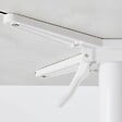 OVIALA - Pied de table avec système inclinable en aluminium blanc Klipo - Klipo - vignette