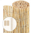 VOUNOT - Canisse en roseau naturel Brise vue avec attaches de fixation 100x600cm - vignette
