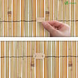VOUNOT - Canisse en roseau naturel Brise vue avec attaches de fixation 100x600cm - vignette