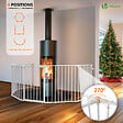 VOUNOT - Barriere de securite cheminee pliable 3.75M 6 panneaux blanc - vignette