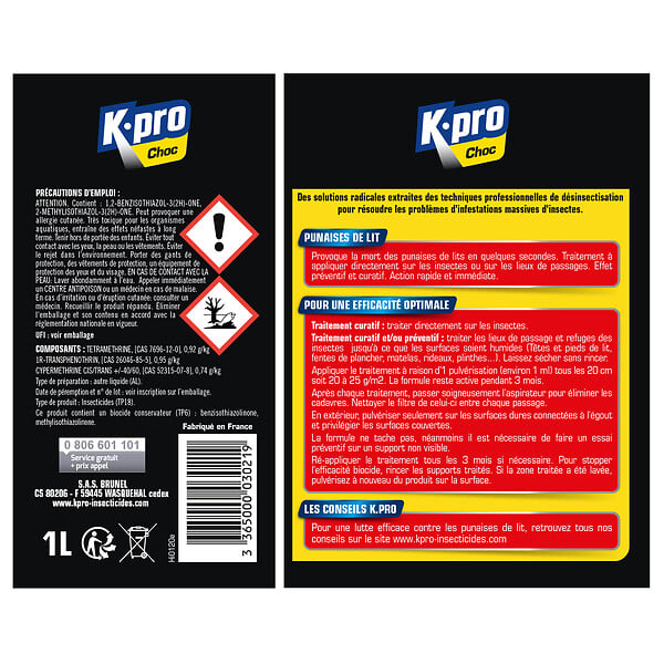 KAPO - Insecticide Punaises de lit Pulvérisateur 1l - large