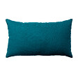 C MA DECO - Coussin non déhoussable 30x50cm coloris bleu canard - vignette