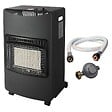 INTEC - Poele à gaz pliable 4,2KW Prêt à l'emploi avec Tuyau gaz + détendeur - Brûleur céramique Infrarouge - Piezo INTEC - vignette
