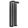 ASLO - Lot de 2 bornes de jardin Eclairage LED Solaire Extérieur 100 Lm Autonomie 3 nuits IP54 ASLO - vignette