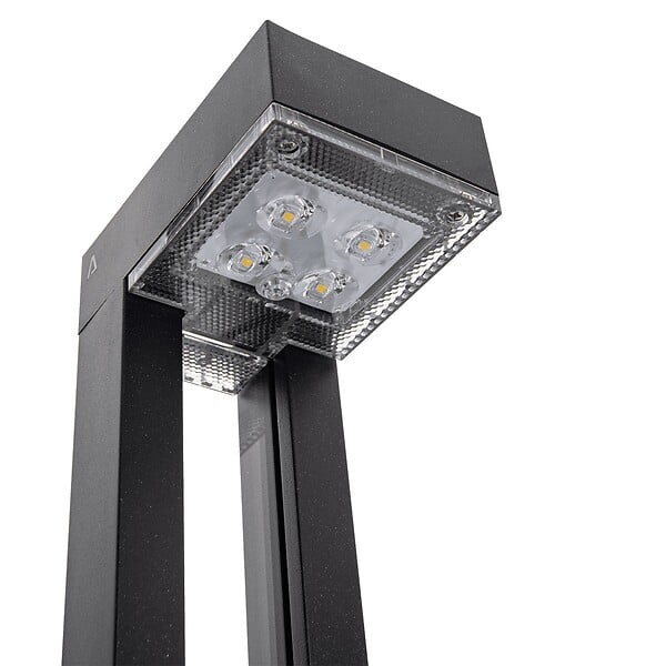 ASLO - Lot de 2 bornes de jardin Eclairage LED Solaire Extérieur 100 Lm Autonomie 3 nuits IP54 ASLO - large