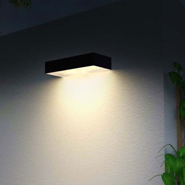 ASLO - Applique solaire murale LED 3W Blanche Eclairage d'extérieur Détecteur de mouvement 350 Lm ASLO - large