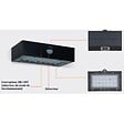 ASLO - Applique solaire murale LED 3W Blanche Eclairage d'extérieur Détecteur de mouvement 350 Lm ASLO - vignette