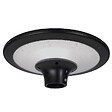 ASLO - Lampadaire Solaire extérieur LED 6000K Noir Eclairage 360° Surface éclairée 80m² ASLO - vignette