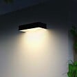 ASLO - Applique murale LED Solaire 3W Noire Eclairage led d'extérieur Détecteur de mouvement 350 Lm ASLO - vignette