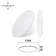 EDM - Plafonnier Circulaire Extra-Plat 24W 1680lm (100W) - Blanc Naturel 4000K - vignette