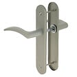 CHRISLIGNE - Ens.poig/plaq bdc azur aluminium finition inox - vignette