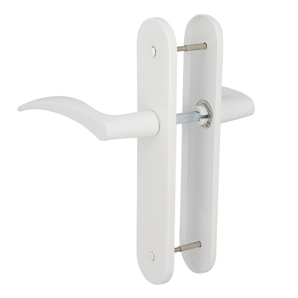 CHRISLIGNE - Ens.beq/plaq bdc azur alu laque blanc - large