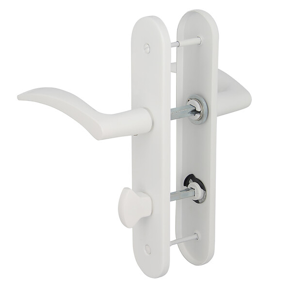 CHRISLIGNE - Ens.beq/plaq cddc azur alu laque blanc - large