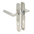 LINEA - Ens poig alum/plaq acier cle jussieu l nickel mat/brillant - vignette