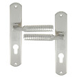 LINEA - Ens poig alum/plaq acier cyl jussieu l nickel mat/brillant - vignette