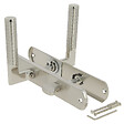 LINEA - Ens poig alum/plaq acier cddc jussieu l nickel mat/brillant - vignette