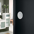 LINEA - 1 poignee cuvette ronde a encastrer zamak blanc - vignette
