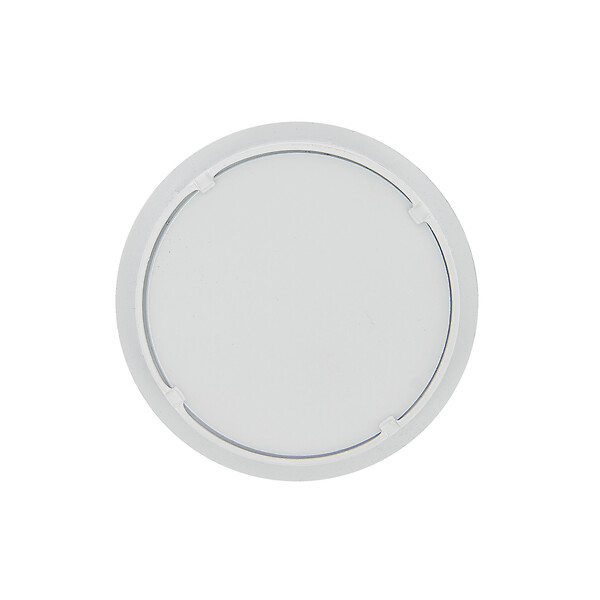 LINEA - 1 poignee cuvette ronde a encastrer zamak blanc - large