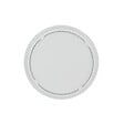 LINEA - 1 poignee cuvette ronde a encastrer zamak blanc - vignette