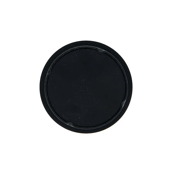 CHRISLIGNE - 1 poignee cuvette ronde a encastrer zamak noir - large