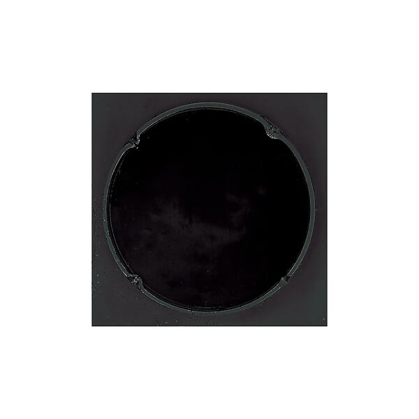 CHRISLIGNE - 1 poignee cuvette carree a encastrer zamak noir - large