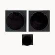 CHRISLIGNE - Kit poignees cuvette carree a encastrer bdc zamak noir - vignette
