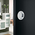 LINEA - 1 poignee cuvette ronde a encastrer zamak nickele - vignette