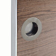 CHRISLIGNE - 1 poignee cuvette a encastrer ronde d.65mm inox - vignette