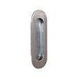CHRISLIGNE - 1 poignee cuvette a encastrer ovale 40x120mm inox - vignette