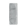 LINEA - 1 poignee encastree rectangle ent 96 zamak chrome mat - vignette